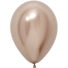 S Шар (12''/30 см) Reflex, Зеркальный блеск, Шампань (971), хром, 50 шт. (212971)