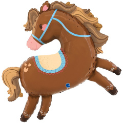 G Шар (37"/94 см) Фигура, Лошадка, 1 шт. в уп.