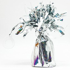 Грузик Конус, Серебро, Голография, 1 шт