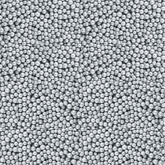 Шарики пенопласт, Серебро, Металлик, 2-4 мм, 10 гр.